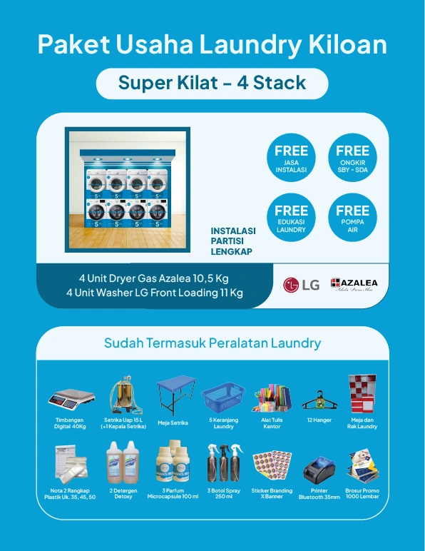 Paket Super Kilat - 4 Stack