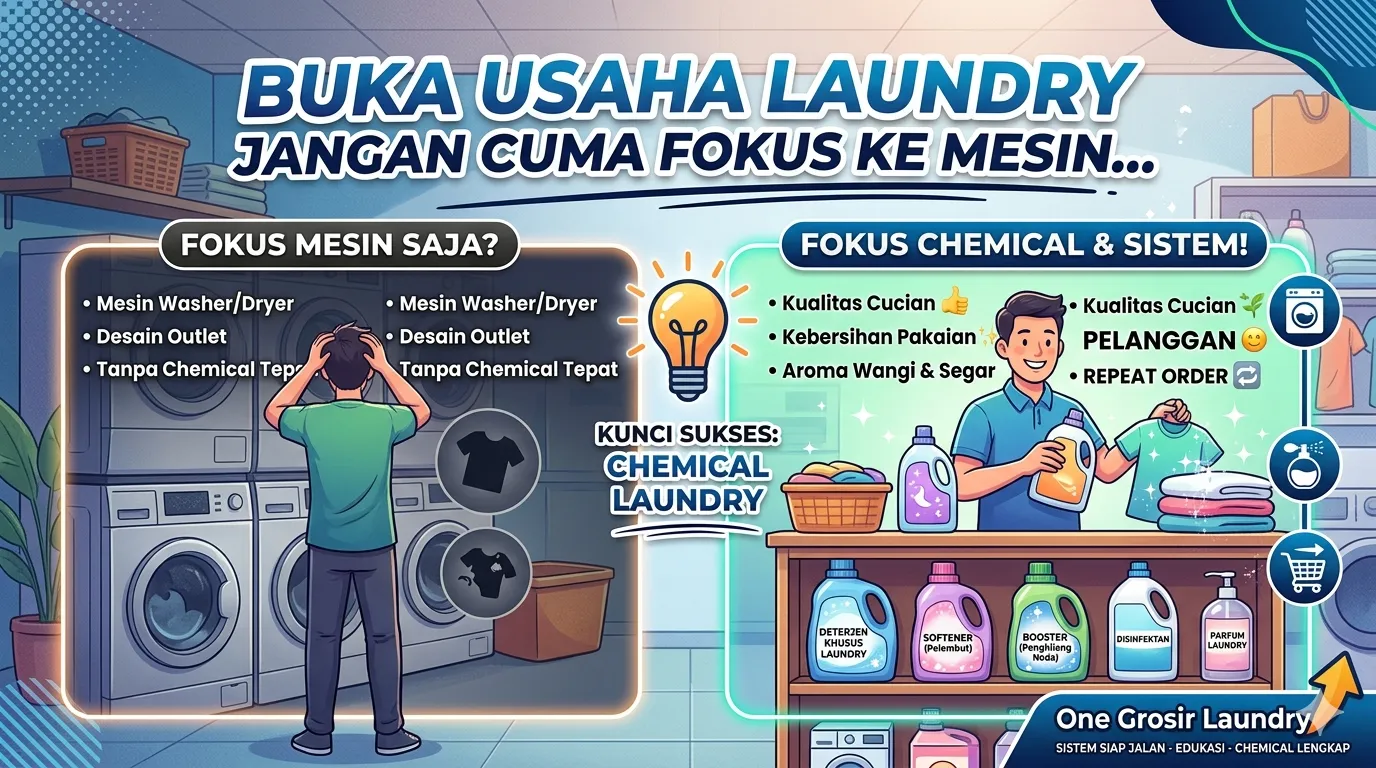 Chemical Laundry: Kunci Hasil Cucian Bersih & Wangi (Wajib Tahu untuk Pemula)