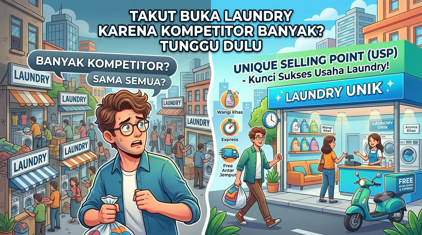 Takut Buka Laundry Karena Kompetitor Sudah Banyak? Simak Penjelasan Ini!
