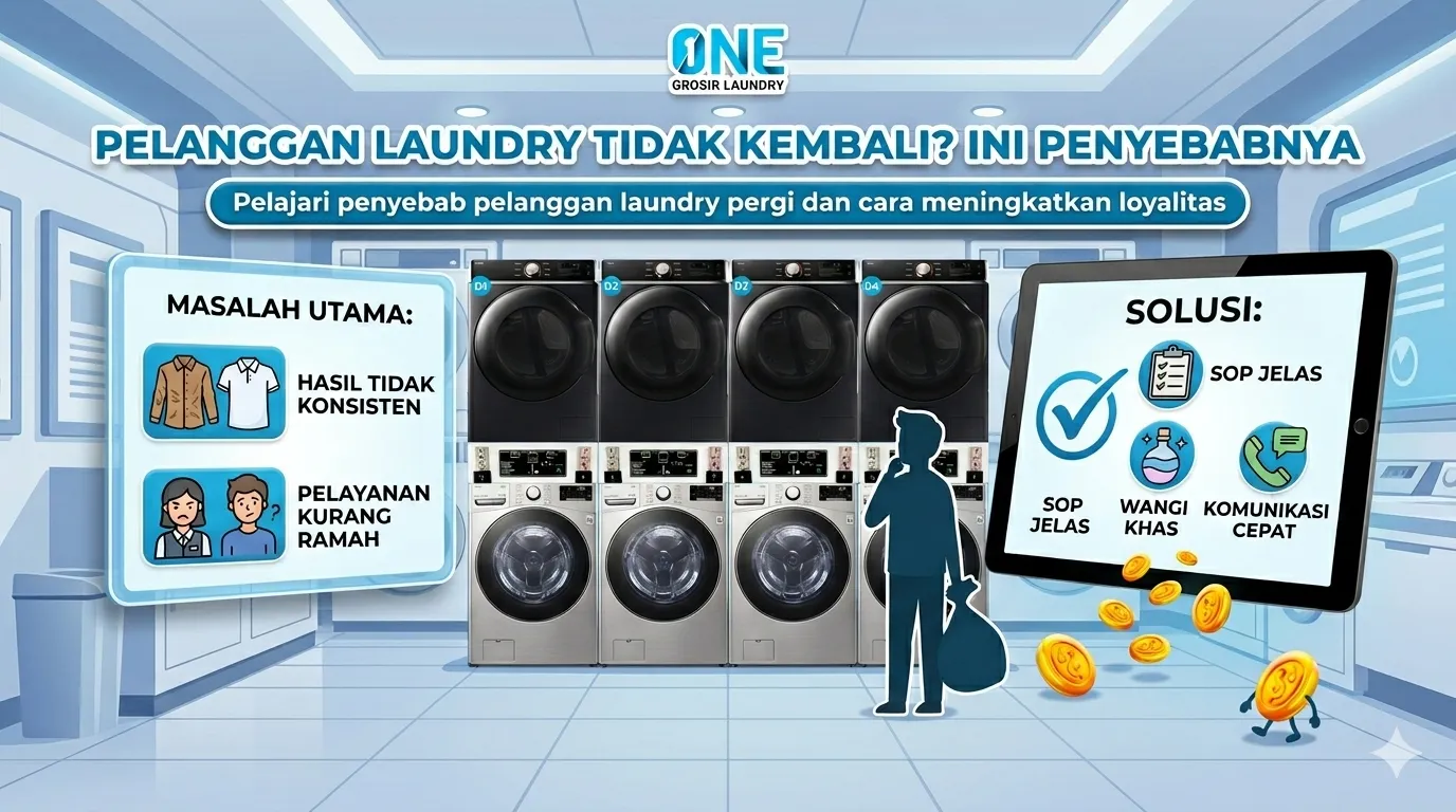 Pelanggan Laundry Tidak Kembali? Ini Penyebabnya