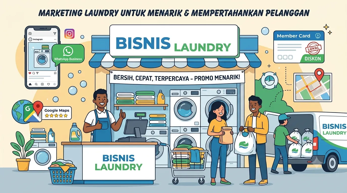 Marketing Laundry untuk Menarik dan Mempertahankan Pelanggan