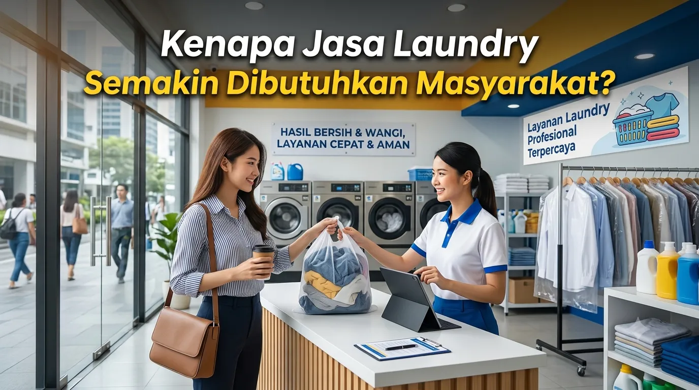 Kenapa Jasa Laundry Semakin Dibutuhkan Masyarakat?