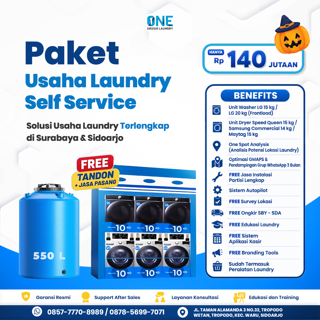 promo paket laundry koin